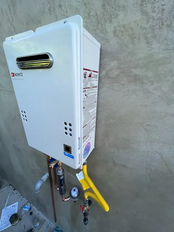 Tankless water heater installation for Gainesville homes
