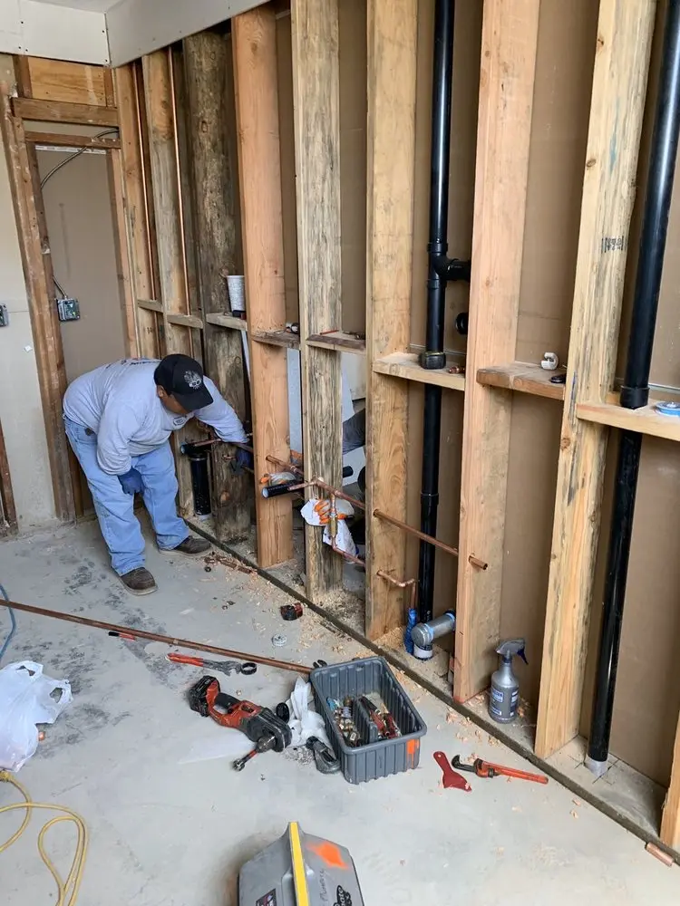 Commercial rough-in plumbing for Commercial Plumbing in Gainesville
